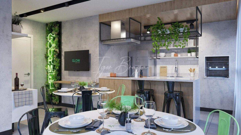 Imagem Apartamento com 2 Quartos à Venda, 57 m² em Novo Mundo - Curitiba