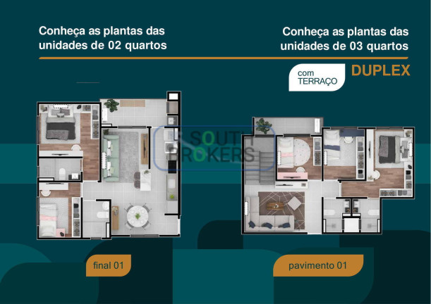 Imagem Apartamento com 2 Quartos à Venda, em Centro - São José Dos Pinhais Imagem Apartamento com 2 Quartos à Venda, em Centro - São José Dos Pinhais