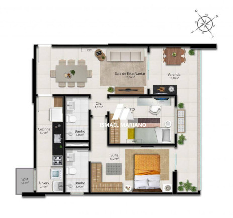 Imagem Apartamento com 2 Quartos à Venda, 76 m² em Praia Da Costa - Vila Velha