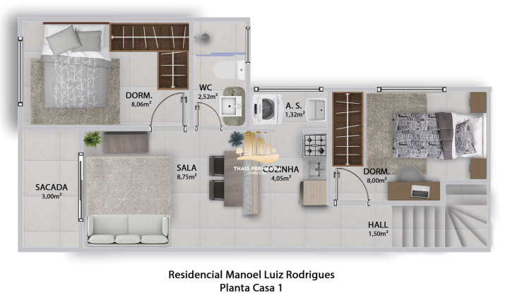 Imagem Casa com 2 Quartos à Venda, 49 m² em Boqueirão - Praia Grande Imagem Casa com 2 Quartos à Venda, 49 m² em Boqueirão - Praia Grande
