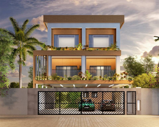Sobrado com 3 Quartos à Venda, 89 m² em Guilhermina - Praia Grande