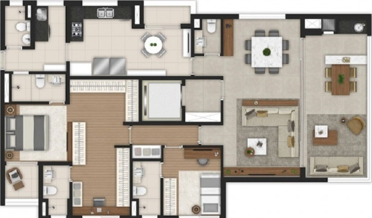 Imagem Imóvel com 3 Quartos à Venda, 141 m² em Brooklin Paulista - São Paulo Imagem Imóvel com 3 Quartos à Venda, 141 m² em Brooklin Paulista - São Paulo