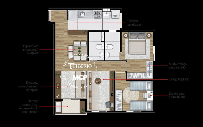Imagem Apartamento com 3 Quartos à Venda, 65 m² em Centro - Diadema