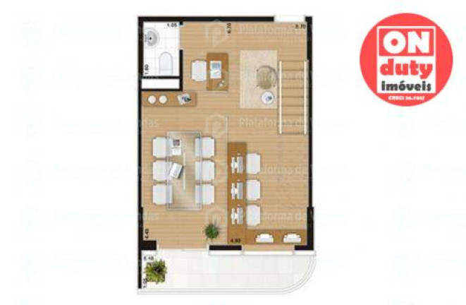 Imagem Imóvel à Venda, 90 m² em Valongo - Santos Imagem Imóvel à Venda, 90 m² em Valongo - Santos