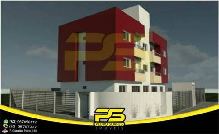Imagem Apartamento com 2 Quartos à Venda, 44 m² em José Américo De Almeida - João Pessoa