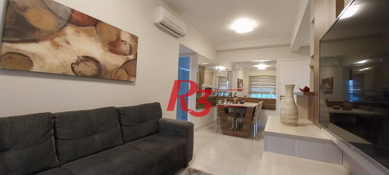Imagem Apartamento com 1 Quarto para Alugar, 50 m² em Gonzaga - Santos
