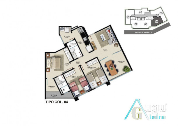 Imagem Apartamento com 3 Quartos à Venda, 82 m² em Praia Do Morro - Guarapari