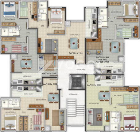 Imagem Apartamento com 2 Quartos à Venda, 85 m² em Centro - Novo Hamburgo Imagem Apartamento com 2 Quartos à Venda, 85 m² em Centro - Novo Hamburgo