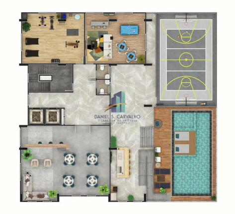 Imagem Apartamento com 1 Quarto à Venda, 50 m² em Caiçara - Praia Grande
