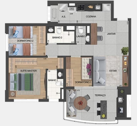 Imagem Apartamento à Venda, 30 m² em Brooklin Paulista - São Paulo Imagem Apartamento à Venda, 30 m² em Brooklin Paulista - São Paulo