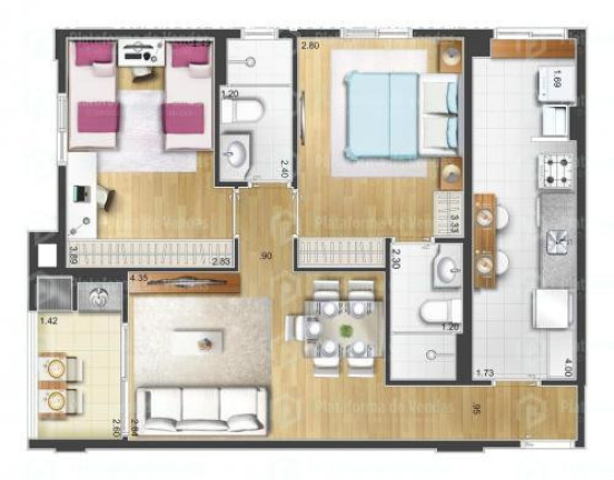 Imagem Apartamento com 2 Quartos à Venda, 66 m² em Santa Maria - São Caetano Do Sul Imagem Apartamento com 2 Quartos à Venda, 66 m² em Santa Maria - São Caetano Do Sul