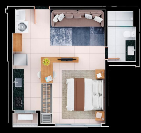 Imagem Apartamento com 1 Quarto à Venda, 45 m² em Setor Bueno - Goiânia Imagem Apartamento com 1 Quarto à Venda, 45 m² em Setor Bueno - Goiânia