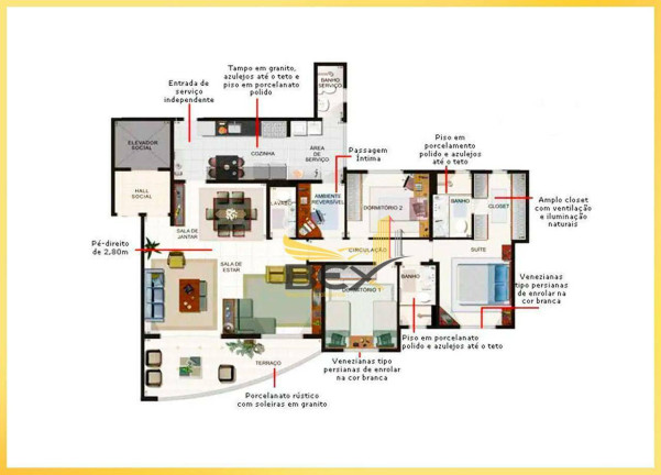 Imagem Apartamento com 3 Quartos à Venda, 133 m² em Alphaville - Santana De Parnaíba Imagem Apartamento com 3 Quartos à Venda, 133 m² em Alphaville - Santana De Parnaíba