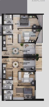 Imagem Apartamento com 2 Quartos à Venda, 53 m² em Manaíra - João Pessoa Imagem Apartamento com 2 Quartos à Venda, 53 m² em Manaíra - João Pessoa