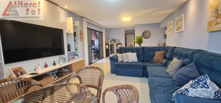 Imagem Imóvel com 3 Quartos à Venda, 136 m² em Guilhermina - Praia Grande