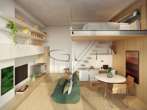 Imagem Imóvel com 1 Quarto à Venda, 30 m² em Santa Cecília - São Paulo