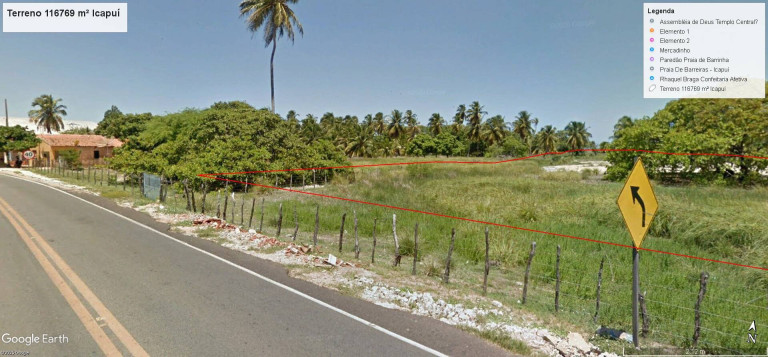 Imagem Terreno à Venda, 116.769 m² em Gamboa - Icapuí Imagem Terreno à Venda, 116.769 m² em Gamboa - Icapuí