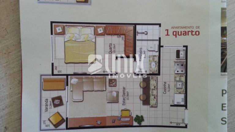 Imagem Apartamento com 1 Quarto para Alugar, 46 m² em Centro - Campos Dos Goytacazes Imagem Apartamento com 1 Quarto para Alugar, 46 m² em Centro - Campos Dos Goytacazes