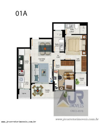 Imagem Apartamento com 3 Quartos à Venda, 85 m² em Praia Itaparica - Vila Velha