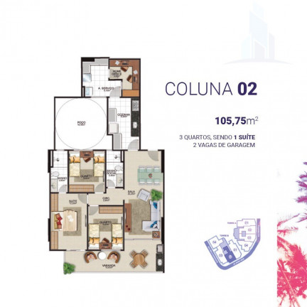 Imagem Imóvel com 3 Quartos à Venda, 95 m² em Praia Do Morro - Guarapari