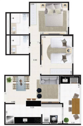 Imagem Apartamento com 2 Quartos à Venda, 68 m² em Jardim Praia Grande - Mongaguá Imagem Apartamento com 2 Quartos à Venda, 68 m² em Jardim Praia Grande - Mongaguá