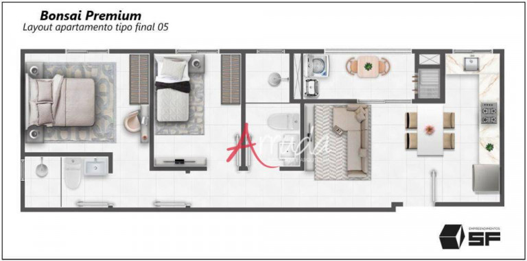 Imagem Apartamento com 2 Quartos à Venda, 57 m² em Centro - Cascavel Imagem Apartamento com 2 Quartos à Venda, 57 m² em Centro - Cascavel