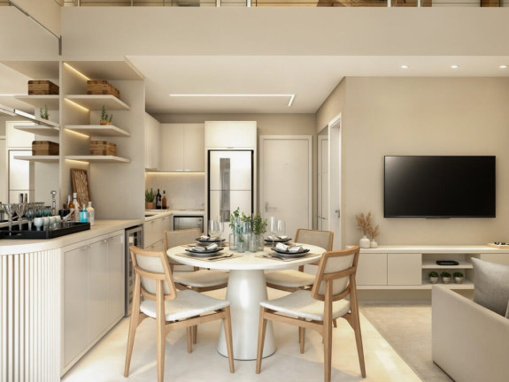 Imagem Cobertura com 1 Quarto à Venda, 51 m² em Mercês - Curitiba