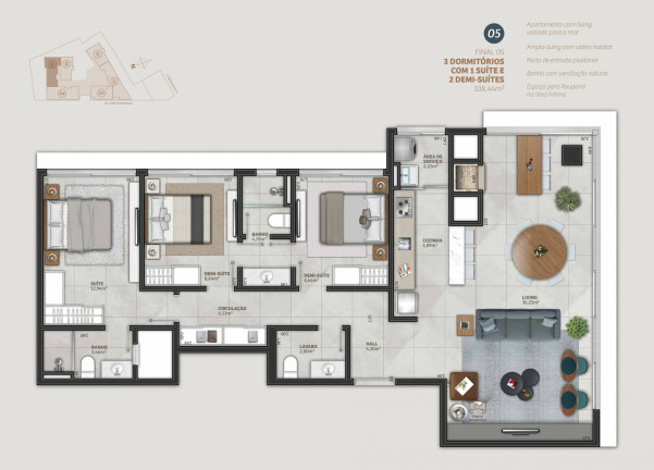 Imagem Apartamento com 4 Quartos à Venda, 130 m² em Predial - Torres Imagem Apartamento com 4 Quartos à Venda, 130 m² em Predial - Torres