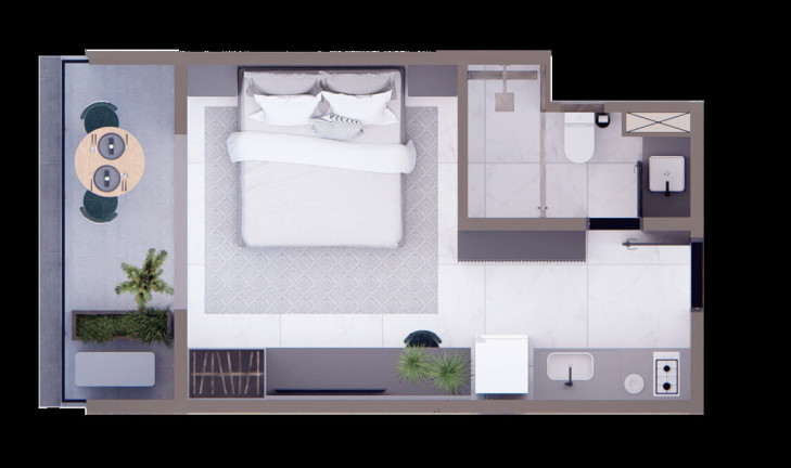 Imagem Imóvel com 1 Quarto à Venda, 28 m² em Manaíra - João Pessoa Imagem Imóvel com 1 Quarto à Venda, 28 m² em Manaíra - João Pessoa