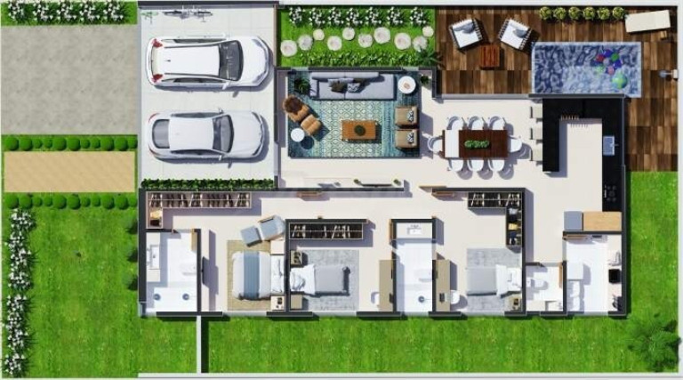 Imagem Casa com 3 Quartos à Venda, 150 m² em Terras Alpha Residencial 2 - Senador Canedo Imagem Casa com 3 Quartos à Venda, 150 m² em Terras Alpha Residencial 2 - Senador Canedo