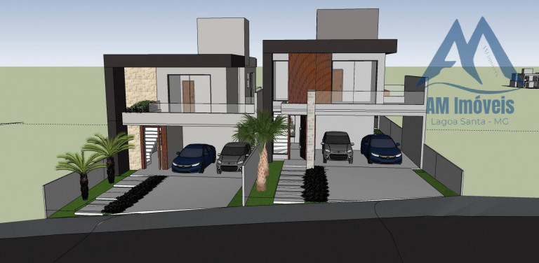Casa de Condomínio com 3 Quartos à Venda, 262 m² em Trilhas Do Sol - Lagoa Santa