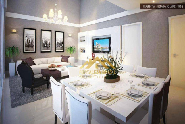 Imagem Imóvel com 3 Quartos à Venda, 119 m² em Cocó - Fortaleza