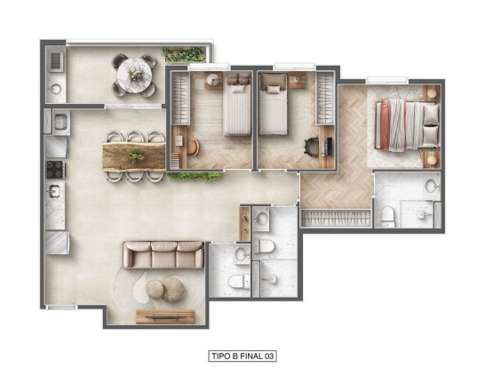Imagem Apartamento com 3 Quartos à Venda, 156 m² em Vila Augusta - Guarulhos Imagem Apartamento com 3 Quartos à Venda, 156 m² em Vila Augusta - Guarulhos