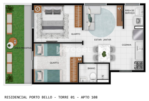 Imagem Apartamento com 2 Quartos à Venda, 42 m² em Fátima - Canoas Imagem Apartamento com 2 Quartos à Venda, 42 m² em Fátima - Canoas