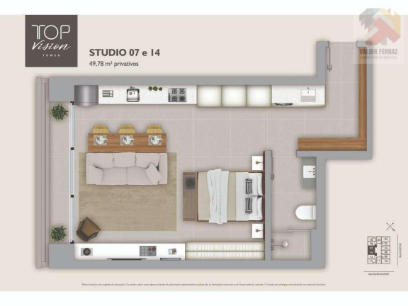 Imagem Imóvel Comercial à Venda, 44 m² em Centro - Florianópolis