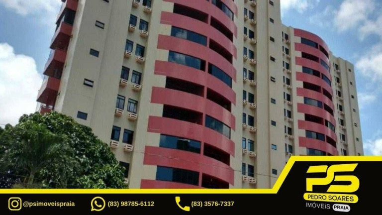 Apartamento com 3 Quartos à Venda, 132 m² em Cabo Branco - João Pessoa