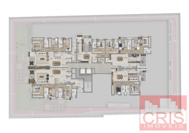 Imagem Apartamento com 3 Quartos à Venda, 171 m² em Centro - Bento Gonçalves Imagem Apartamento com 3 Quartos à Venda, 171 m² em Centro - Bento Gonçalves