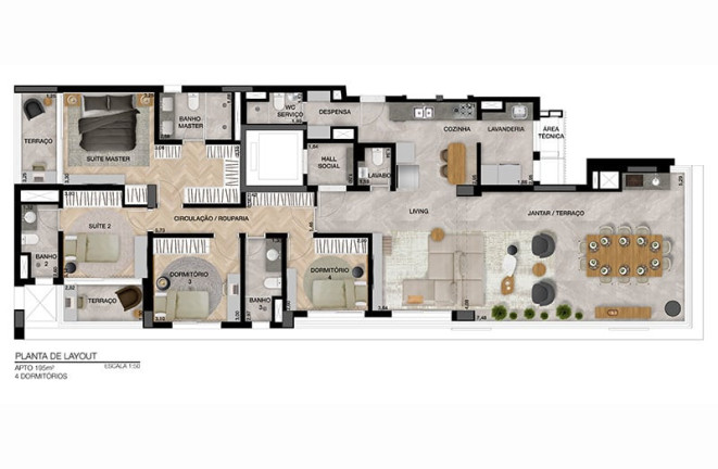 Imagem Apartamento com 4 Quartos à Venda, 195 m² em Mooca - São Paulo Imagem Apartamento com 4 Quartos à Venda, 195 m² em Mooca - São Paulo