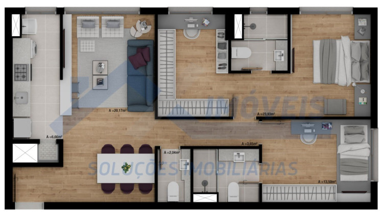 Imagem Imóvel com 2 Quartos à Venda, 62 m² em Passo Da Areia - Porto Alegre Imagem Imóvel com 2 Quartos à Venda, 62 m² em Passo Da Areia - Porto Alegre
