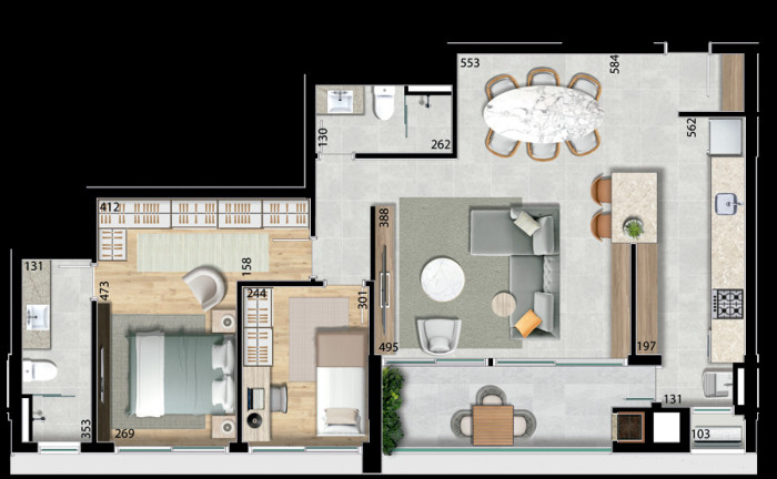 Imagem Cobertura com 3 Quartos à Venda, 133 m² em Bacacheri - Curitiba Imagem Cobertura com 3 Quartos à Venda, 133 m² em Bacacheri - Curitiba