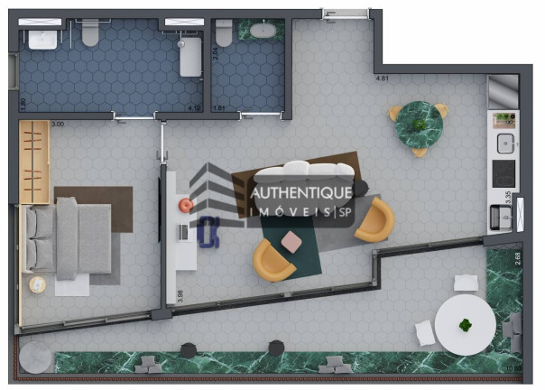Imagem Apartamento com 1 Quarto à Venda, 122 m² em Jardins - São Paulo Imagem Apartamento com 1 Quarto à Venda, 122 m² em Jardins - São Paulo