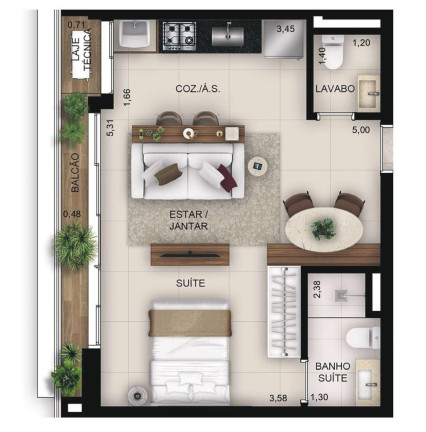 Imagem Apartamento com 1 Quarto à Venda, 69 m² em Setor Bueno - Goiânia Imagem Apartamento com 1 Quarto à Venda, 69 m² em Setor Bueno - Goiânia