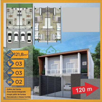 Casa com 3 Quartos à Venda, 120 m² em Costeira - Balneário Barra Do Sul