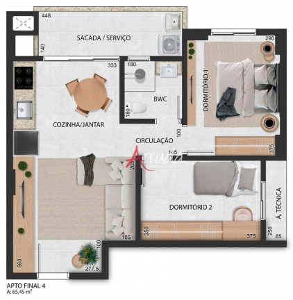 Imagem Apartamento com 2 Quartos à Venda, 87 m² em Bairro Coqueiral - Cascavel Imagem Apartamento com 2 Quartos à Venda, 87 m² em Bairro Coqueiral - Cascavel