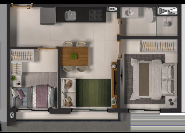 Imagem Apartamento com 2 Quartos à Venda, 34 m² em Vila Monte Alegre - São Paulo Imagem Apartamento com 2 Quartos à Venda, 34 m² em Vila Monte Alegre - São Paulo