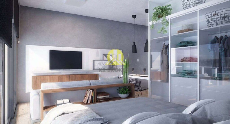 Imagem Studio com 1 Quarto à Venda, 30 m² em Bigorrilho - Curitiba Imagem Studio com 1 Quarto à Venda, 30 m² em Bigorrilho - Curitiba