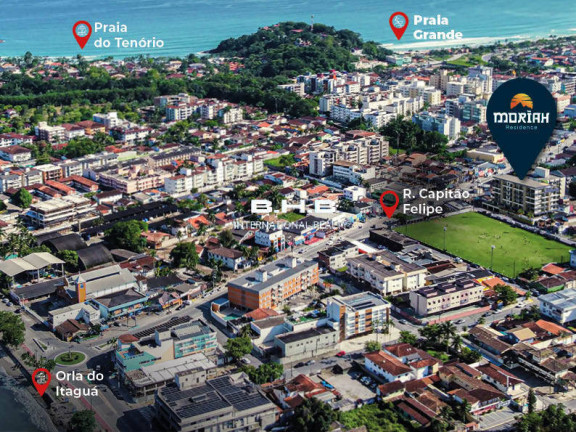 Apartamento com 2 Quartos à Venda, 75 m² em Itaguá - Ubatuba