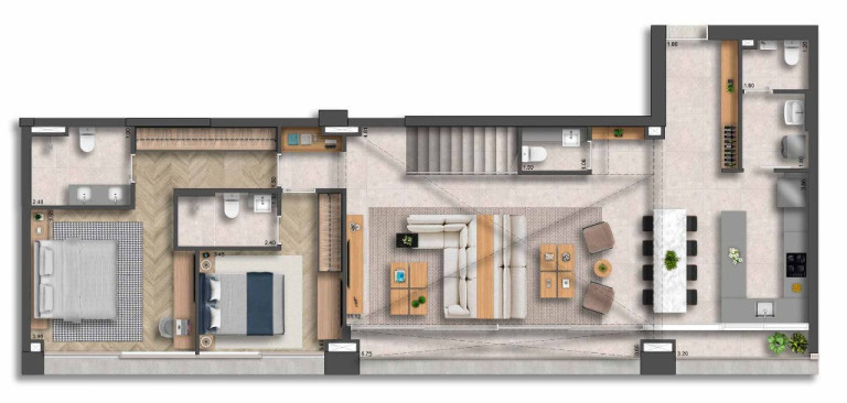 Imagem Apartamento com 2 Quartos à Venda, 137 m² em Itaim Bibi - São Paulo Imagem Apartamento com 2 Quartos à Venda, 137 m² em Itaim Bibi - São Paulo