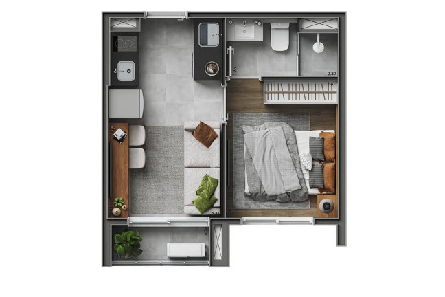 Imagem Cobertura com 1 Quarto à Venda, 59 m² em Chácara Klabin - São Paulo Imagem Cobertura com 1 Quarto à Venda, 59 m² em Chácara Klabin - São Paulo