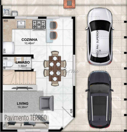 Imagem Sobrado com 3 Quartos à Venda, 110 m² em Pilarzinho - Curitiba